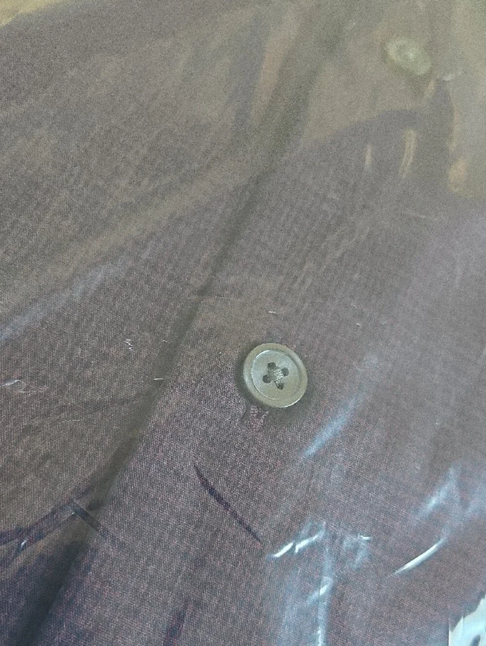 Banana Republic Men's Purple Button-Up Dress Shirt
